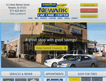 Tablet Screenshot of newarkcarcarecenter.com